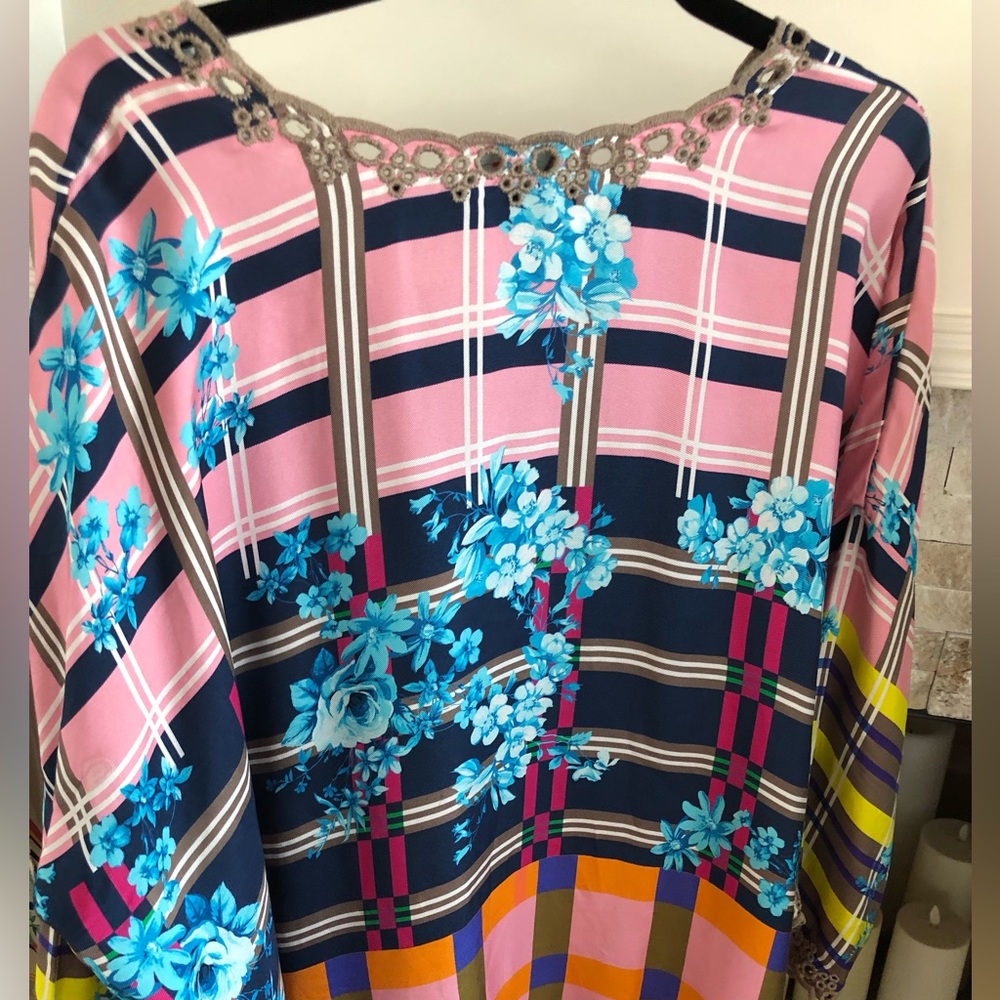 Johnny Was caftan top